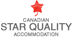 Canadian Star Quality Accommodations member since 2011 (3.5 star rating)